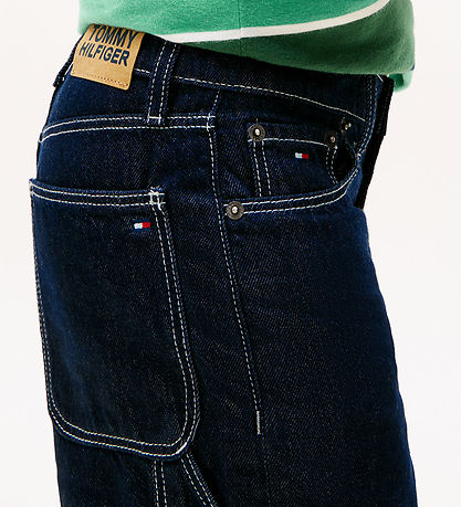 Tommy Hilfiger Shorts - Denim - Baggy - Rinse Denim