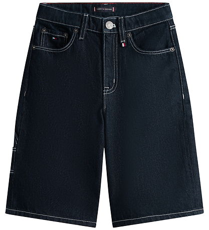 Tommy Hilfiger Shorts - Denim - Baggy - Rinse Denim