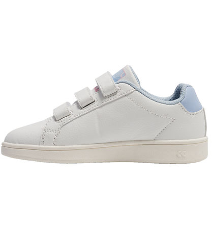 Hummel Sko - Match Point JR - White/ Blue/ Pink