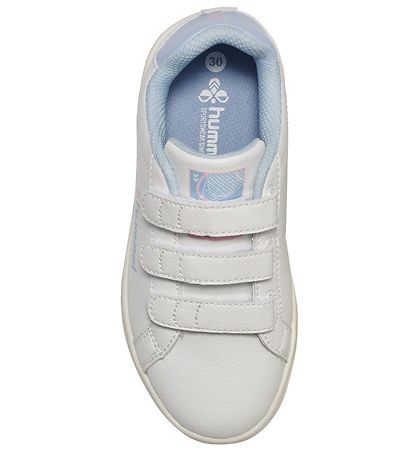 Hummel Sko - Match Point JR - White/ Blue/ Pink