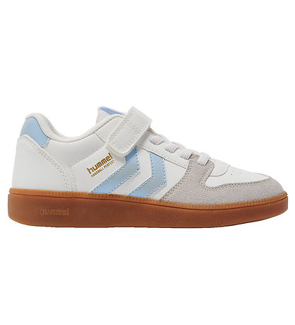 Hummel Sko - Handball Perfekt SP JR - White/ Metallic Blue