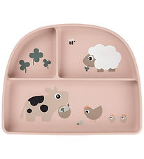 Done by Deer Tallerken - Stick & Stay - Tiny Farm - Pudder