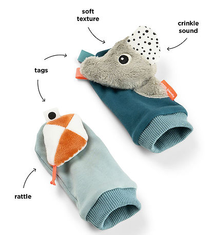 Done by Deer Aktivitetslegetøj - Fodrangle - Playground - Blå