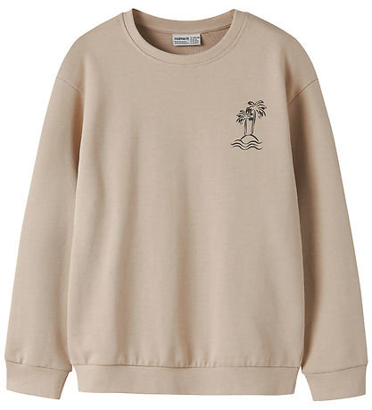 Name It Sweatshirt - NkmVasse - Chateau Gray/Palm