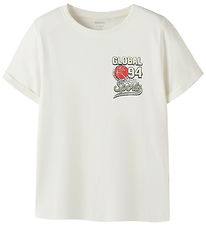 Name It T-shirt - NkmVux - Cloud Dancer/Global