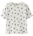 Name It T-shirt - NkfVelda - Cloud Dancer/Small Bow Ties
