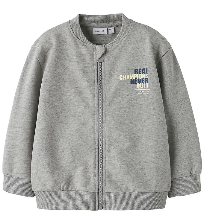 Name It NmmDalm - Cardigan Sweat - Grå