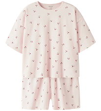 Name It Nattøj - 2-delt - Noos - NkfNightset - Cherry - Mauve Mo
