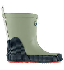 Wheat Rubber Boot - Welly - Teal Water