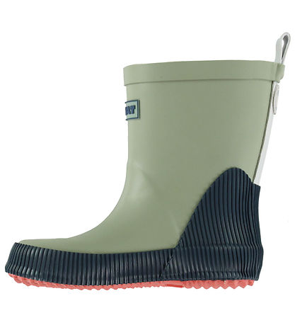Wheat Rubber Boot - Welly - Teal Water