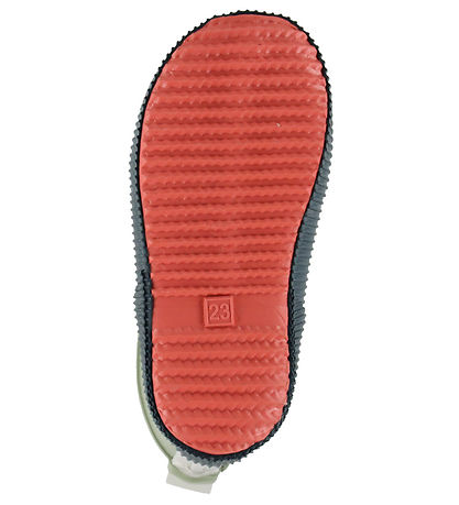 Wheat Rubber Boot - Welly - Teal Water