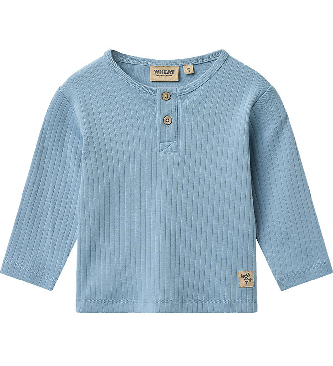 Wheat Bluse - Rib - Faded Denim