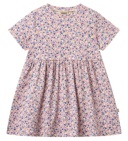 Wheat Kjole - Jersey - Anna - Pink Blue Flowers