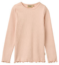 Wheat T-shirt - Ida - Rib - Powder