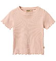 Wheat T-shirt - Rib - Alicia - Powder