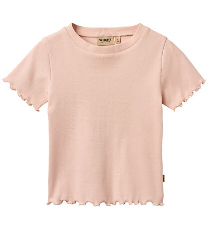 Wheat T-shirt - Alicia - Rib - Powder