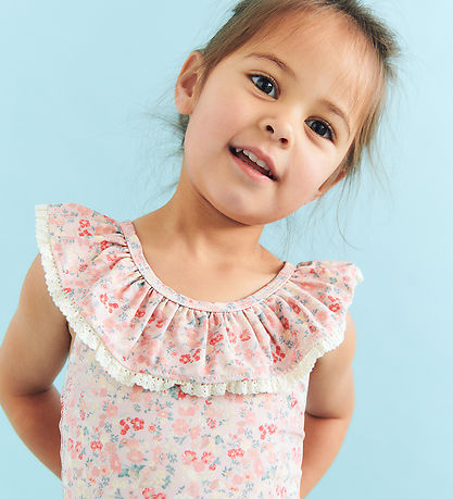 Wheat Badedragt - UV40+ Doris - Powder Flowers And Seashells