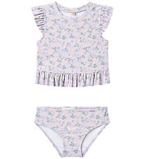 Wheat Bikini - UV40+ - Alma - Purple Light Petunias