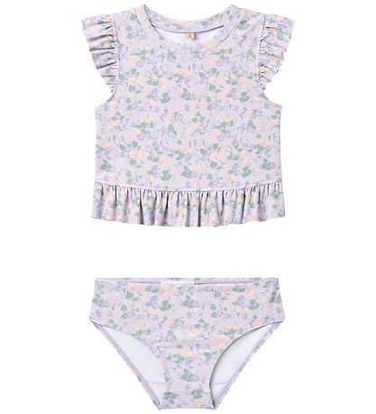 Wheat Bikini - UV40+ - Alma - Purple Light Petunias