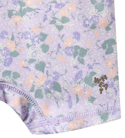 Wheat Badeheldragt - Uv40+ - Cas - Purple Light Petunias