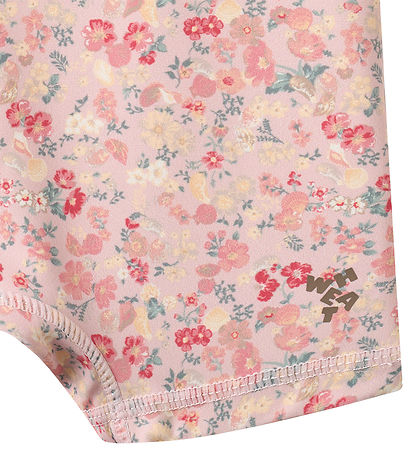 Wheat Badeheldragt - UV40+ - Cas - Powder Flowers And Seashells