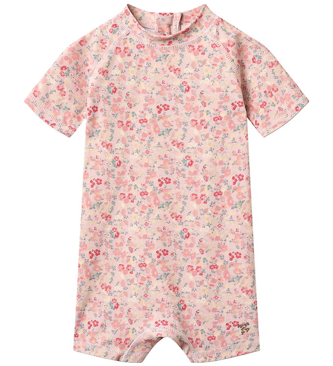 Wheat Badeheldragt - UV40+ - Cas - Powder Flowers And Seashells billede