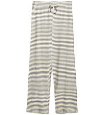 Sofie Schnoor Bukser - Rib - AbigaleSY - Grey Striped