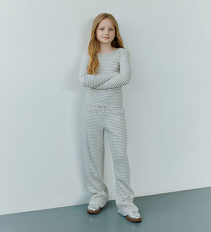 Sofie Schnoor Bukser - Rib - AbigaleSY - Grey Striped
