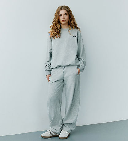Sofie Schnoor Sweatpants - BaraSY - Grey Melange