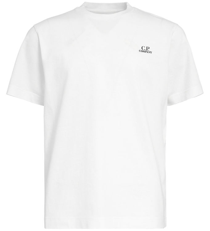C.P. Company T-shirt - Gauze White m. Print