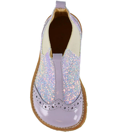 Angulus Støvler - Chelsea - Lilac/Unicorn m. Glimmer