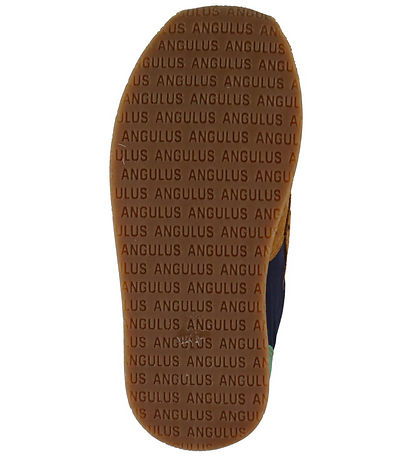 Angulus Sko - Cognac/Navy/Oat/Green