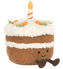 Jellycat Bamse - 15x15 cm - Amuseables Carrot Cake