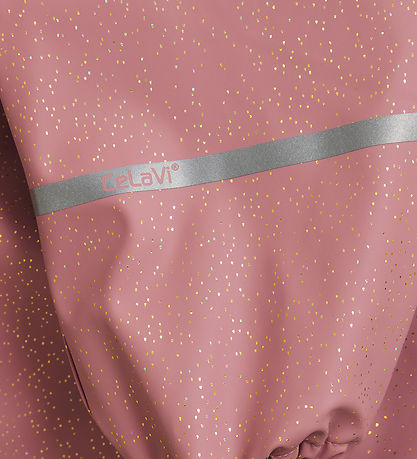 CeLaVi Regndragt - AOP - Nostalgia Rose m. Glitter