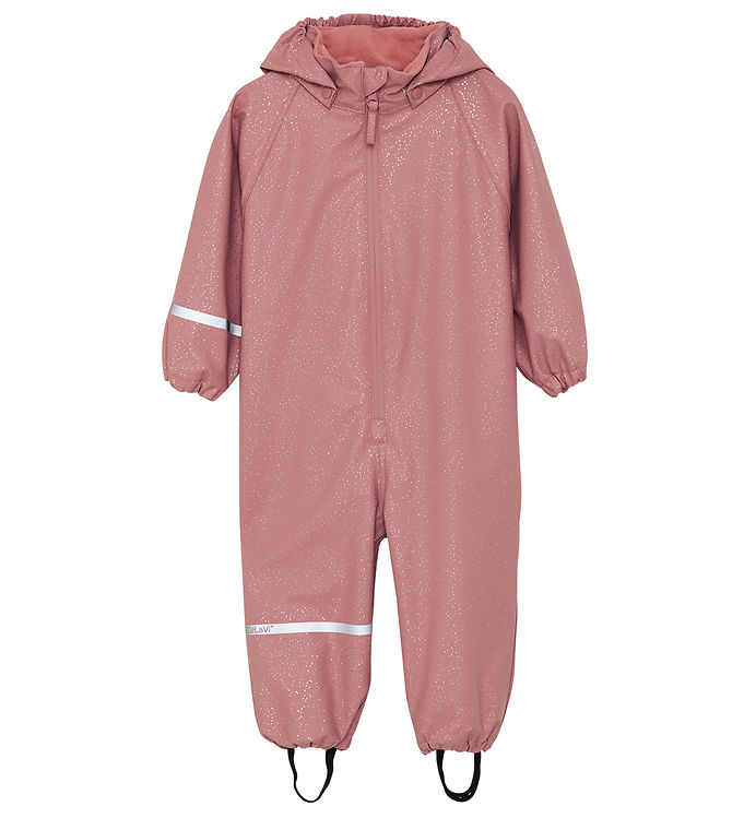 CeLaVi Regndragt - PU - Nostalgia Rose m. Glitter billede