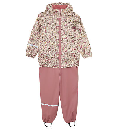 CeLaVi Regntøj m. Seler - AOP - Perfectly Pale