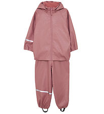 CeLaVi Regntøj m. Seler - AOP - Nostalgia Rose m. Glitter