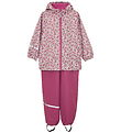 CeLaVi Rainwear w. Suspenders - AOP - Hawthorn Rose