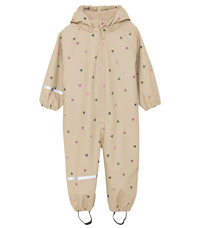 CeLaVi Regndragt - AOP - White Pepper