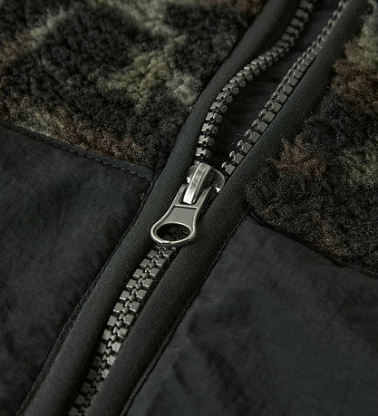 Name It Fleecejakke - NkmMonico - Dusty Olive