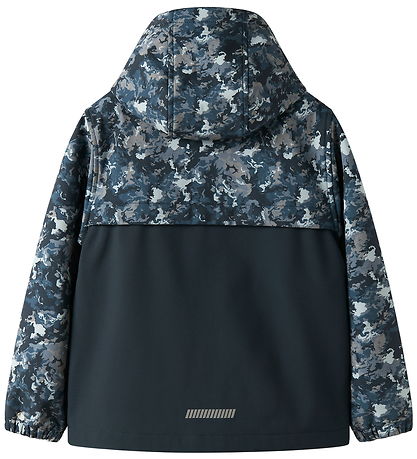 Name It Softshelljakke m. Fleece - NkmAlfa08 - Flint Stone