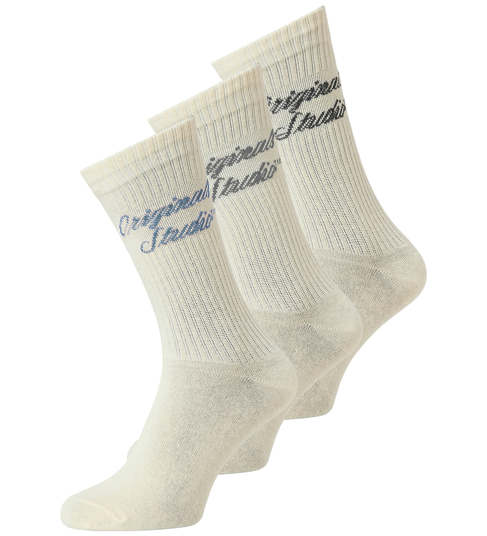 Jack Jones Chaussettes - JacNorrebro - 3 Pack - Antique White - Jack Jones - 3843 - Chaussettes 11$