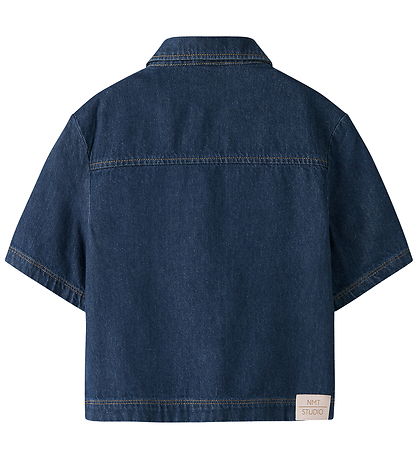Name It Denimjakke - NkfLea - Dark Blue Denim