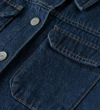 Name It Denimjakke - NkfLea - Dark Blue Denim