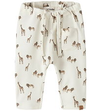 Lil Atelier Bukser - Loose - NbmLayo - Coconut Milk/LION