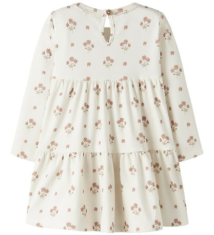 Lil Atelier Kjole - NmfLayo - Coconut Milk/FLOWER PINK