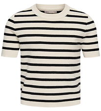 Kids Only T-shirt - Strik - KogFie - Cloud Dancer/Black