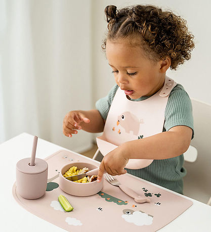 Done by Deer Skål - 2-pak - Silikone - Pigee - Pudder