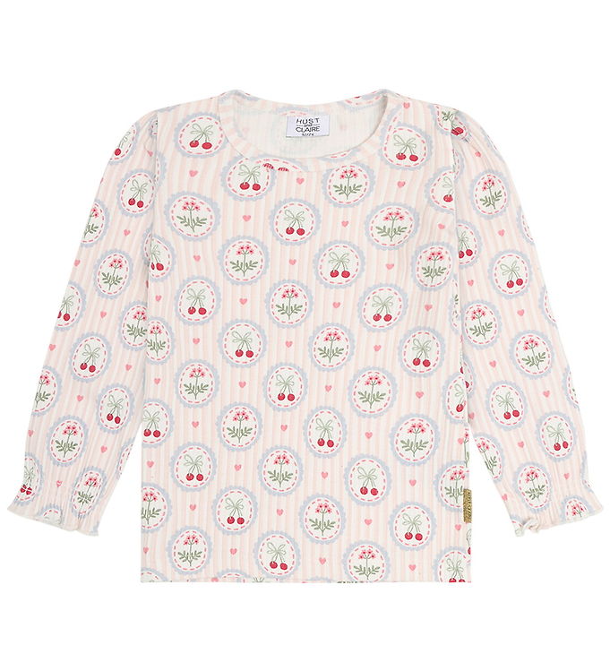 Hust and Claire Bluse - Rib - Modal - HCAlma - Ivory