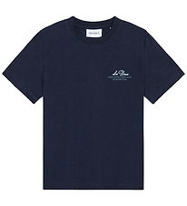 Les Deux T-shirt - Globe - Dark Navy